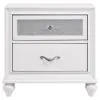 CoasterEveryday 205892 Barzini - 2-Drawer Nightstand - White