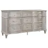 CoasterElevations 223391KW-S4 Evangeline - California King 4 Piece Bedroom Set - Silver Oak