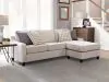 CoasterEssence 501840 Mcloughlin - Upholstered Sloped Arm Sectional Sofa - Platinum