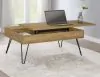 CoasterEssence 723368 Fanning - Engineered Wood Lift Top Coffee Table - Golden Oak