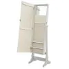 CoasterEssence 901866 Yvonne - Cheval Mirror With Jewelry Storage - Dove Gray