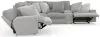 Jackson Furniture Industries 19/34/36/37/38/39-18 Jackson Furniture Industries 19/34/36/37/38/39-18 Abraxas - 6 Piece Upholstered Reclining Sectional With 2 Reclining Seats And Storage Console - Moonstruck