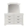 New Classic 00-493W-DM New Classic 00-493W-DM Lyndhurst - Dresser & Mirror - White