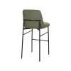 New Classic STH4023-BS-GRN Erik - Bar Chair With Black Metal Frame (Set of 2) - Green