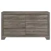 Coaster Fine Furniture 223343 Wright - 6-Drawer Dresser Cabinet - Brown Oak