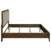 Coaster Fine Furniture 223321KW Maderia - Upholstered California King Panel Bed - Walnut