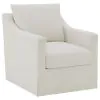Coaster Fine Furniture 904133 Winter - Upholstered Sloped Arm Accent Swivel Chair - Beige