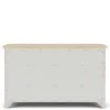 Riverside Furniture 79460 Glenndale - Six Drawer Dresser - Aged White / Wheat