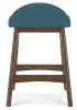 Ashley Furniture D615-324 Lyncott - Upholstered Barstool (Set of 2) - Blue / Brown