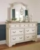Ashley Furniture B743/31/36/58/56S/197/93(2) Ashley Furniture B743/31/36/58/56S/197/93(2) Realyn - 7 Pc. - Dresser, Mirror, King Upholstered Bed, 2 Nightstands - Two-tone