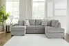 Ashley Furniture 52906S1 Casselbury - 2-Piece Sectional With Raf Corner Chaise - Cement