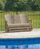 Ashley Furniture P114-835 Hyland Wave - Glider Loveseat - Driftwood