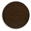 Ashley Furniture T623-6 Frallyn - Round End Table - Dark Brown