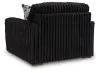 Ashley Furniture 9810323 Midnight-Madness - Chair And A Half - Onyx