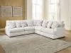Ashley Furniture PC66906S4 Ashley Furniture PC66906S4 Misty-Lakes - 3-Piece Sectional - Chalk