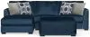 Jackson Furniture Industries 2223/73/75/28-68 Jackson Furniture Industries 2223/73/75/28-68 Jetson - 2 Piece Sofa / LSF Chaise With Comfort Coil Seat Cushions, 4 Included Accent Pillows & Cocktail Ottoman - Nile