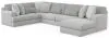 Jackson 3303/30/62/76-18 Logan - 3 Piece Sectional With Comfort Coil Seating And 9 Included Accent Pillows Right Side Facing Chaise - Moonstruck
