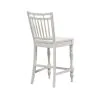 Liberty Furniture 244-B400024 Magnolia Manor - Spindle Back Counter Chair - Antique White