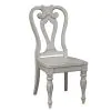Liberty Furniture 244-C2500S Magnolia Manor - Splat Back Side Chair - Antique White