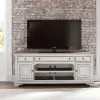 Liberty Furniture 244-TV70 Magnolia Manor - Entertainment TV Stand - Antique White