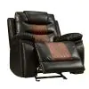 New Classic U7005-13-BRN Nikko - Glider Recliner - Two Tone Brown