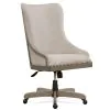 Riverside Furniture 32738 Wimberley - Upholstered Desk Chair - Pearl Silver