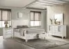 CoasterEssence 201309Q-S4 Sandy Beach - 4 Piece Queen Bedroom Set - Cream White