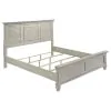 CoasterEssence 205331KE-S4 Franco - 4 Piece Eastern King Bedroom Set - Distressed White
