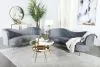 CoasterEssence 506864-S2 Sophia - 2 Piece Upholstered Channel Tufted Sofa Set - Gray