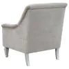 CoasterElevations 508463 Avonlea - Velvet Upholstered Sloped Arm Chair - Pearl Silver