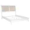 Coaster Fine Furniture 223471KW Bexhill - Upholstered California King Panel Bed - White
