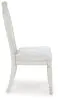 Benchcraft® D795-01 Montelaine - Dining Upholstered Side Chair (Set of 2) - Antique White