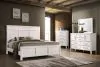 New Classic 00-677W-24C New Classic 00-677W-24C Andover - Western King 4 Piece Bedroom Set (Bed, Dresser, Mirror, Chest) - White