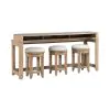 Liberty Furniture 922-OT-4PCS Millstone - 4 Piece Set - Nutmeg