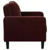 Coaster Fine Furniture 511213 Ruth - Fabric Upholstered Track Arm Accent Chair - Rust Red