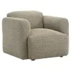 Coaster Fine Furniture 509816 Dorset - Fabric Upholstered Round Track Arm Accent Chair - Brown