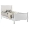 Coaster Fine Furniture 202441TB1 Louis Philippe - Twin Sleigh Headboard & Footboard, Box 1 of 2 - White