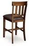 Ashley Furniture D594-124 Ralene - Upholstered Barstool (Set of 2) - Medium Brown