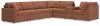 Ashley Furniture 92102S33 Ashley Furniture 92102S33 Modmax - 7-Piece Sectional With Storage Console And Laf Corner Chair - Spice