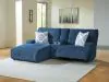 Ashley Furniture 93607S5 Ashley Furniture 93607S5 Acklen Place - 3-Piece Power Reclining Sectional Sofa With Laf Chaise - Navy