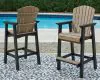 Ashley Furniture P211/613/130(2) Fairen Trail - 5 Pc. - Dining Set with 4 Chairs - Black / Driftwood