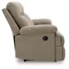 Ashley Furniture PC9140589 Side-Swipe - Reclining Sofa With Drop Down Table - Mocha