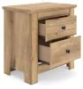 Ashley Furniture PCB1170-92 Ashley Furniture PCB1170-92 Makidern - Two Drawer Night Stand - Tan