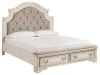 Ashley Furniture B743B20 Ashley Furniture B743B20 Realyn - King Upholstered Bed - Two-tone