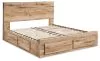 Ashley Furniture B1050B13 Ashley Furniture B1050B13 Hyanna - King Panel Bed With 6 Storage Drawers - Tan