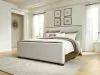 Ashley Furniture PCB843B4 Ashley Furniture PCB843B4 Radkin - King Upholstered Panel Bed - Burnished Brown