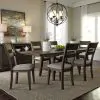 Liberty Furniture 152-CD-7TRS Liberty Furniture 152-CD-7TRS Double Bridge - 7 Piece Trestle Table Set - Dark Chestnut