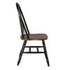 Liberty Furniture 186B-C1000S Liberty Furniture 186B-C1000S Carolina Crossing - Windsor Side Chair - Black / Antique Honey
