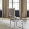 Liberty Furniture 244-C6501S Magnolia Manor - Upholstered Wing Back Side Chair - Antique White