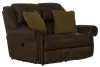 Jackson Furniture Industries 31322-1176/29-1276/29 Pickett - Rocking Reclining Loveseat - Walnut